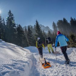 Rodel-Spaß in den Ammergauer Alpen