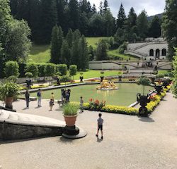 Familienausflug zum Schloss Linderhof