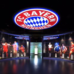 Allianz Arena und FC Bayern Erlebniswelt