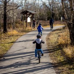 Familien-Fahrradtour an der Isar