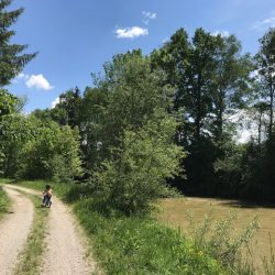 Eine herrliche Kinderwagen-Wanderung entlang des Dr. Faustus-Weges bei Polling