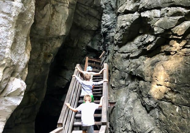 Vorderkaserklamm und Steinzeitweg